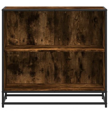  knygų spintelė rūkytas ąžuolas 80,5x35x76 cm inžinerinė mediena - Pastatomos lentynos, spintelės - 4