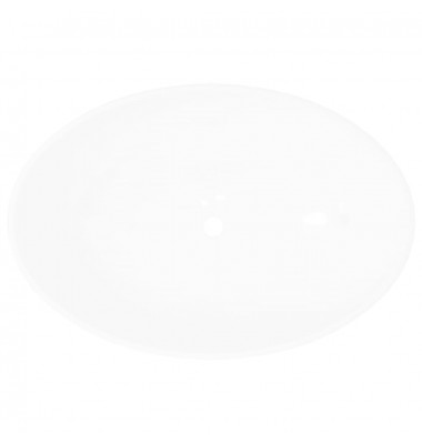 Keramikinis Praustuvas, Ovalo Formos Kriauklė, Baltas,  40 x 33 cm - Vonios praustuvai - 3