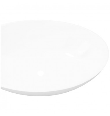 Keramikinis Praustuvas, Ovalo Formos Kriauklė, Baltas,  40 x 33 cm - Vonios praustuvai - 4