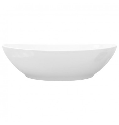 Keramikinis Praustuvas, Ovalo Formos Kriauklė, Baltas,  40 x 33 cm - Vonios praustuvai - 5