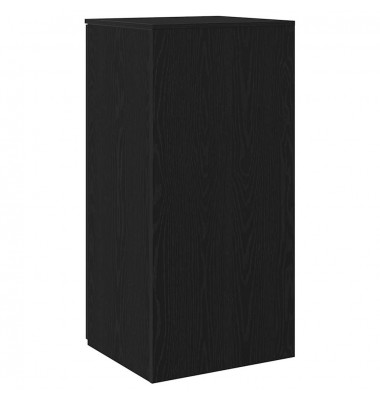  laikymo spintelė juoda 50x45x103,5 cm inžinerinė mediena - Biuro spintos, spintelės - 6