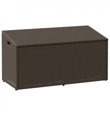  Sodo laikymo dėžutė Ruda 110x50x58 cm polietileno rotango - Lauko spintelės, daiktadėžės - 1