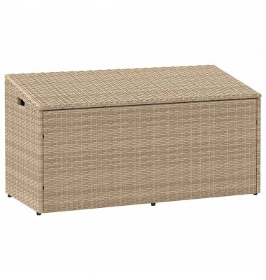  Sodo laikymo dėžutė Smėlio spalvos 110x50x58 cm poliratanas - Lauko spintelės, daiktadėžės - 1