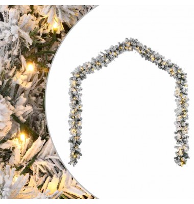  Kalėdų girlianda su LED lemputėmis Green 20 m PVC - Kalėdinės dekoracijos - 1