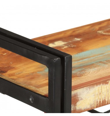  Knygų spinta, 3 aukštų, 140x30x80cm, perdirbta mediena - Pastatomos lentynos, spintelės - 3