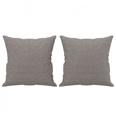 Trivietė sofa su pagalvėlėmis, taupe spalvos, 180cm, audinys - Sofos, sofos-lovos - 5