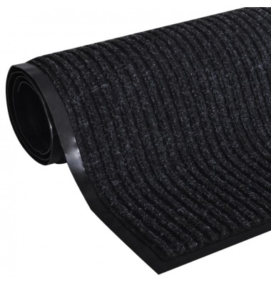 Juodas PVC Durų Kilimėlis, 90 x 150 cm - Durų, virtuvės kilimai - 2