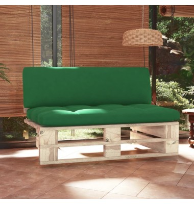  Vidurinė sodo sofos dalis iš palečių, impregnuota pušis - Moduliniai lauko baldai - 1