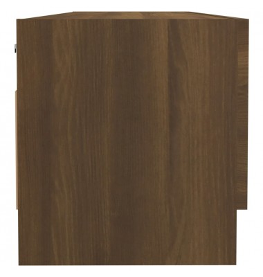 Drabužių spinta, rudos ąžuolo spalvos, 100x32,5x35cm, mediena - Drabužių spintos - 4