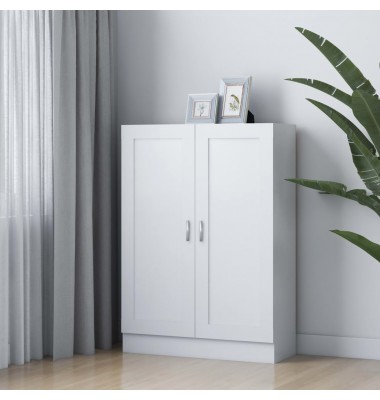  Spintelė knygoms, balta, 82,5x30,5x115cm, apdirbta mediena - Pastatomos lentynos, spintelės - 1