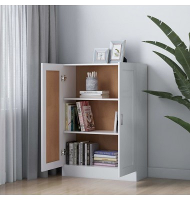  Spintelė knygoms, balta, 82,5x30,5x115cm, apdirbta mediena - Pastatomos lentynos, spintelės - 3
