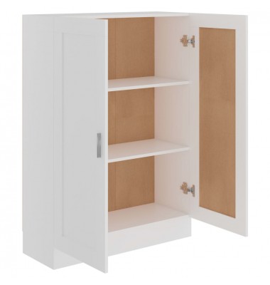  Spintelė knygoms, balta, 82,5x30,5x115cm, apdirbta mediena - Pastatomos lentynos, spintelės - 5