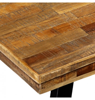  Valgomojo stalas, perdirbtas tikmedis ir plienas, 180x90x76cm  - Stalai - 5