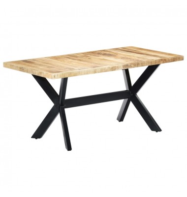  Valgomojo stalas, 160x80x75cm, mango medienos masyvas - Stalai - 1