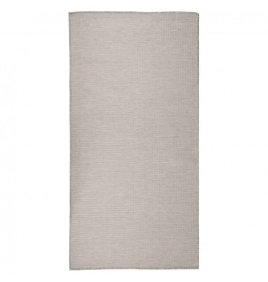  Lauko kilimėlis, taupe spalvos, 100x200cm, plokščio pynimo - Kilimai - 1