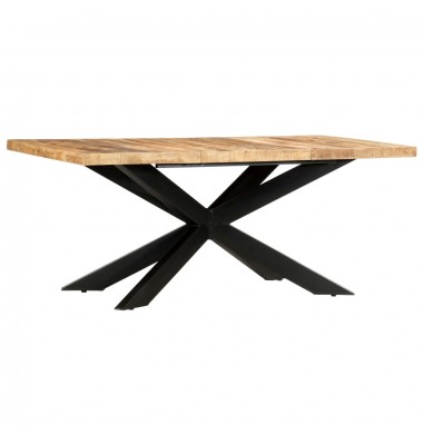  Valgomojo stalas, 180x90x76cm, neapdorotas mango masyvas - Stalai - 1