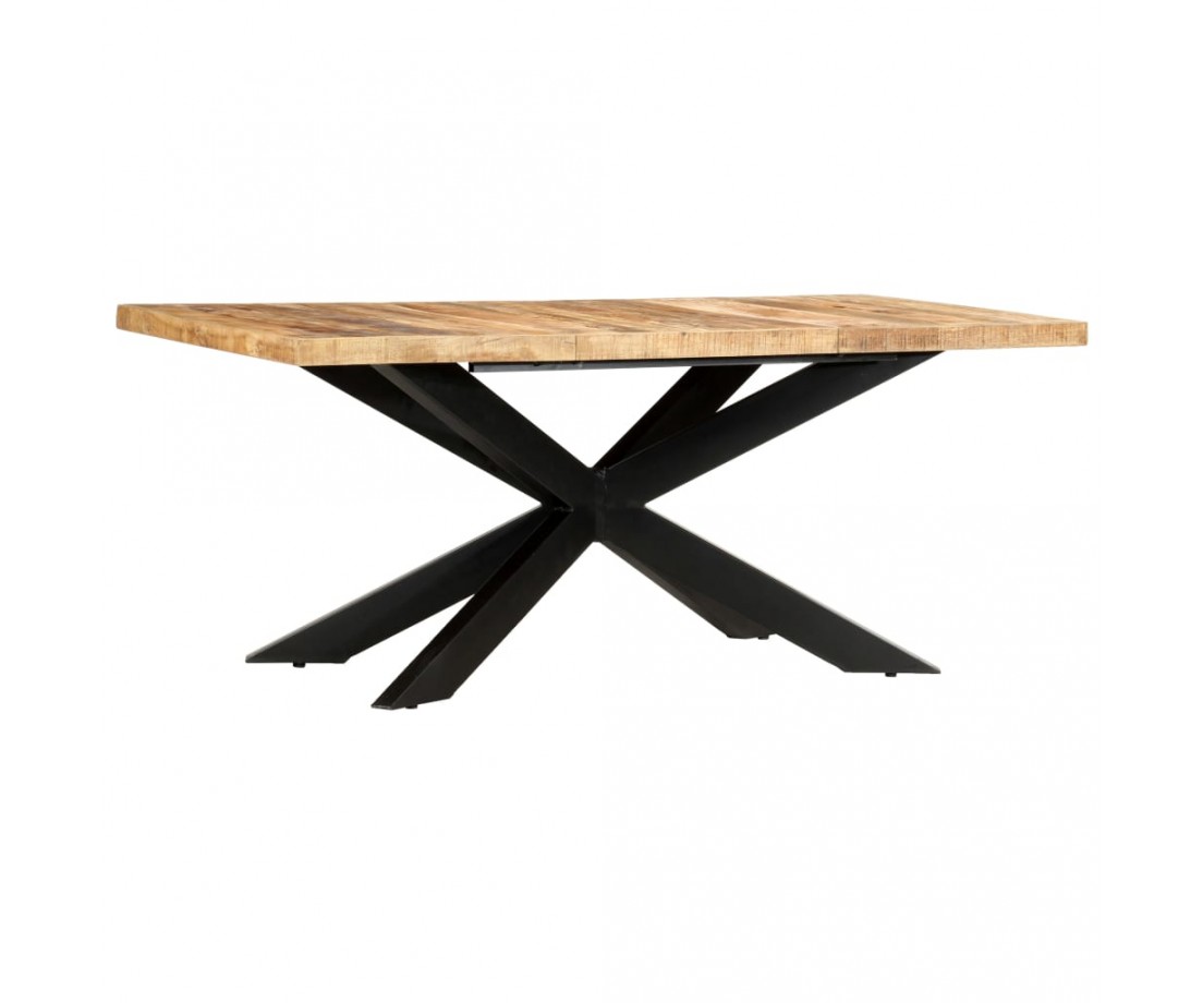 Valgomojo stalas, 180x90x76cm, neapdorotas mango masyvas - Stalai - 1 Valgomojo stalas, 180x90x76cm, neapdorotas mango masyvas - Stalai - 1