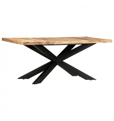  Valgomojo stalas, 180x90x76cm, neapdorotas mango masyvas - Stalai - 8