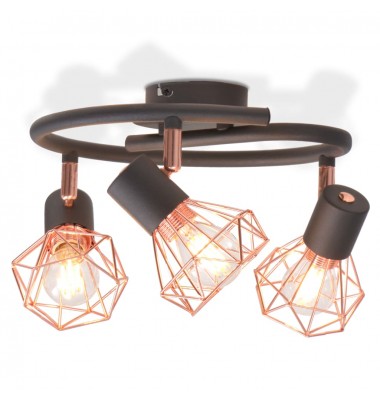  Lubinis šviestuvas su 3 kaitrinėmis LED lemputėmis, 12W - Šviestuvai - 1