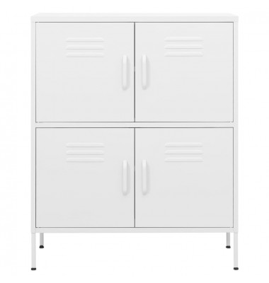  Sandėliavimo spintelė, baltos spalvos, 80x35x101,5cm, plienas - Biuro spintos, spintelės - 3