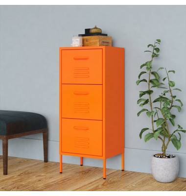  Sandėliavimo spintelė, oranžinė, 42,5x35x101,5cm, plienas - Biuro spintos, spintelės - 1