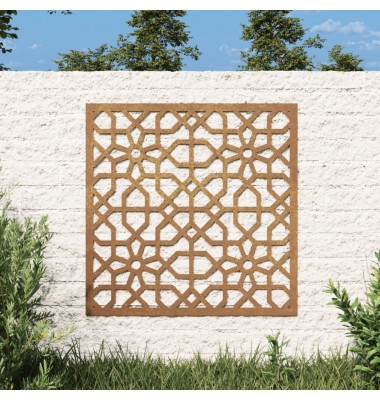  Sodo sienos dekoracija, 55x55cm, corten plienas - Meno kūriniai - 1