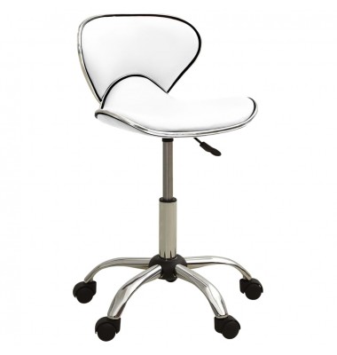  Biuro kėdė, baltos spalvos, dirbtinė oda (323673) - Biuro kėdės - 1