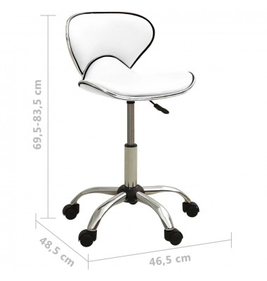  Biuro kėdė, baltos spalvos, dirbtinė oda (323673) - Biuro kėdės - 6