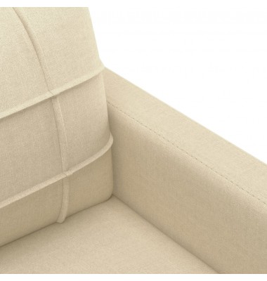  Dvivietė sofa, kreminės spalvos, 140cm, audinys - Sofos, sofos-lovos - 6