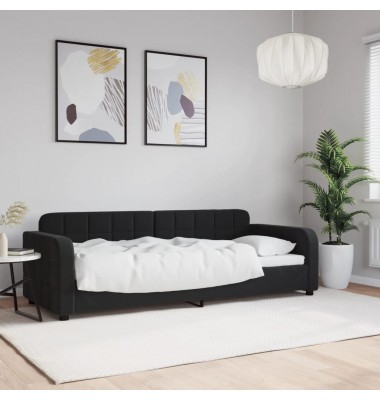  Sofa, juodos spalvos, 80x200cm, aksomas - Lovos - 1