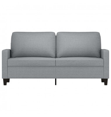  Dvivietė sofa, šviesiai pilkos spalvos, 140cm, audinys - Sofos, sofos-lovos - 3