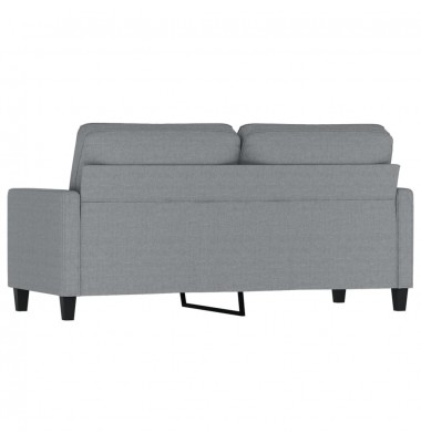  Dvivietė sofa, šviesiai pilkos spalvos, 140cm, audinys - Sofos, sofos-lovos - 5