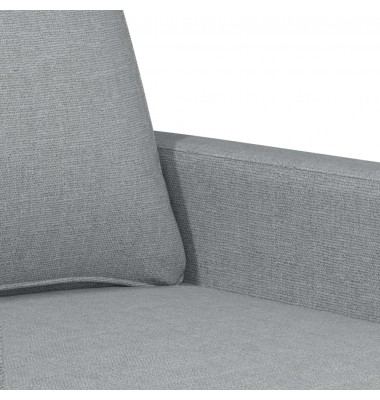  Dvivietė sofa, šviesiai pilkos spalvos, 140cm, audinys - Sofos, sofos-lovos - 6