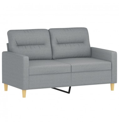  Dvivietė sofa, šviesiai pilkos spalvos, 120cm, audinys - Sofos, sofos-lovos - 2