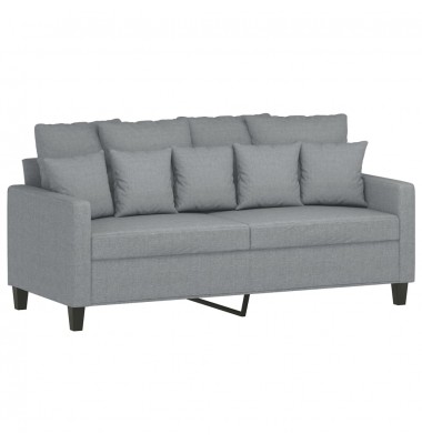  Dvivietė sofa, šviesiai pilkos spalvos, 140cm, audinys - Sofos, sofos-lovos - 2
