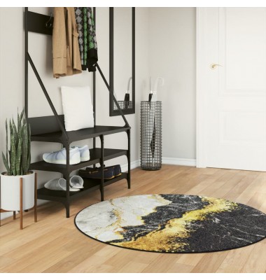  Kilimas, spalvotas, 120cm skersmens, neslystantis, plaunamas - Kilimai - 1