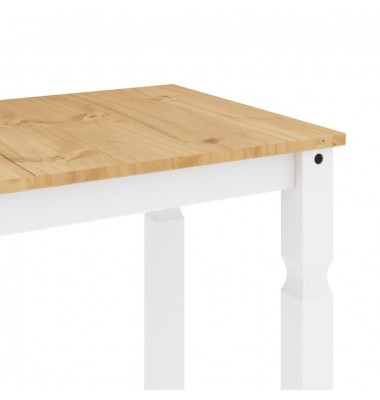  Valgomojo stalas Corona, baltas, 112x60x75cm, pušies masyvas - Stalai - 7