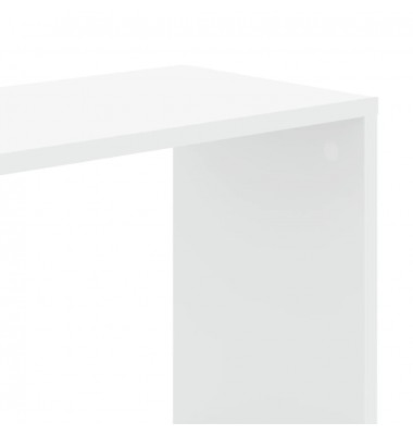  Knygų spinta, 5 aukštų, balta, 45x23,5x162,5cm, mediena - Pastatomos lentynos, spintelės - 6