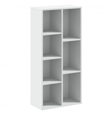  Knygų spinta, baltos spalvos, 50x25x105cm, apdirbta mediena - Pastatomos lentynos, spintelės - 2