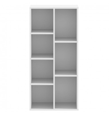  Knygų spinta, baltos spalvos, 50x25x105cm, apdirbta mediena - Pastatomos lentynos, spintelės - 4
