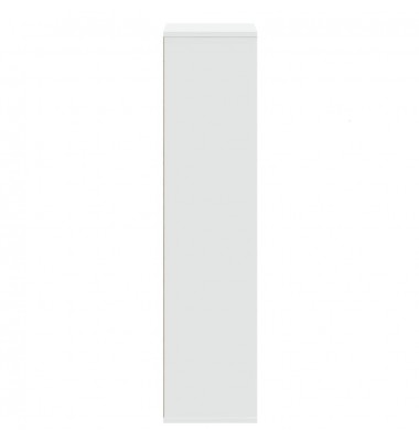  Knygų spinta, baltos spalvos, 50x25x105cm, apdirbta mediena - Pastatomos lentynos, spintelės - 5