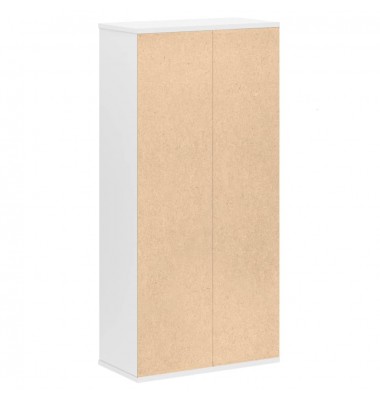  Knygų spinta, baltos spalvos, 50x25x105cm, apdirbta mediena - Pastatomos lentynos, spintelės - 6