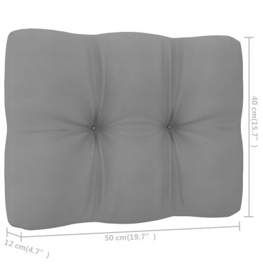  Sodo komplektas su pagalvėlėmis, 9 dalių, pušies masyvas - Lauko baldų komplektai - 9