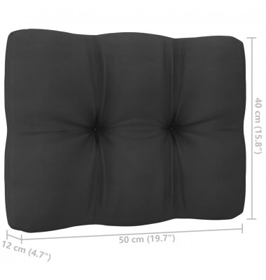  Sodo komplektas su pagalvėmis, 8 dalių, baltas, pušies masyvas - Lauko baldų komplektai - 9