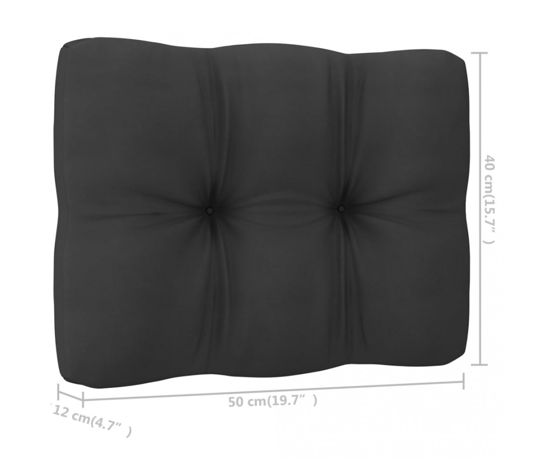  Sodo komplektas su pagalvėlėmis, 13 dalių, pušies masyvas - Lauko baldų komplektai - 10