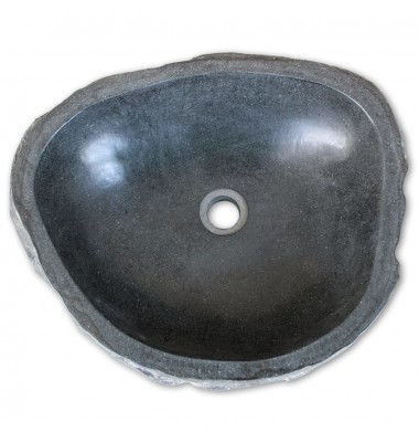  Kriauklė, upės akmuo, ovalo forma, 38-45cm  - Vonios praustuvai - 3