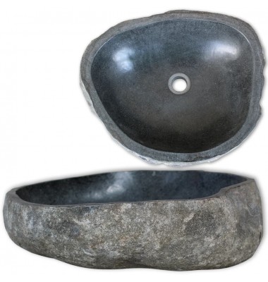  Kriauklė, upės akmuo, ovalus, 46-52cm  - Vonios praustuvai - 1