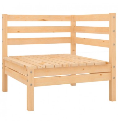  Sodo poilsio baldų komplektas, 7 dalių, pušies medienos masyvas - Lauko baldų komplektai - 3