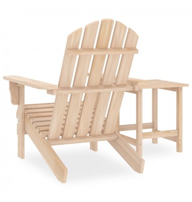 Sodo Adirondack kėdė su staliuku, eglės medienos masyvas - Lauko kėdės - 4