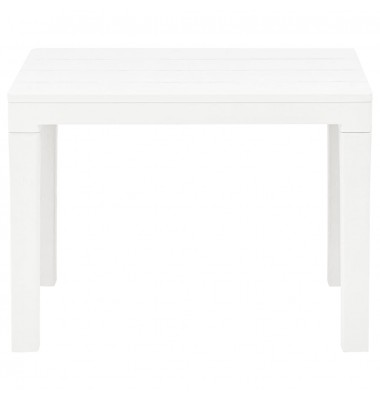  Sodo stalas su 2 suoliukais, baltos spalvos, plastikas - Lauko baldų komplektai - 8